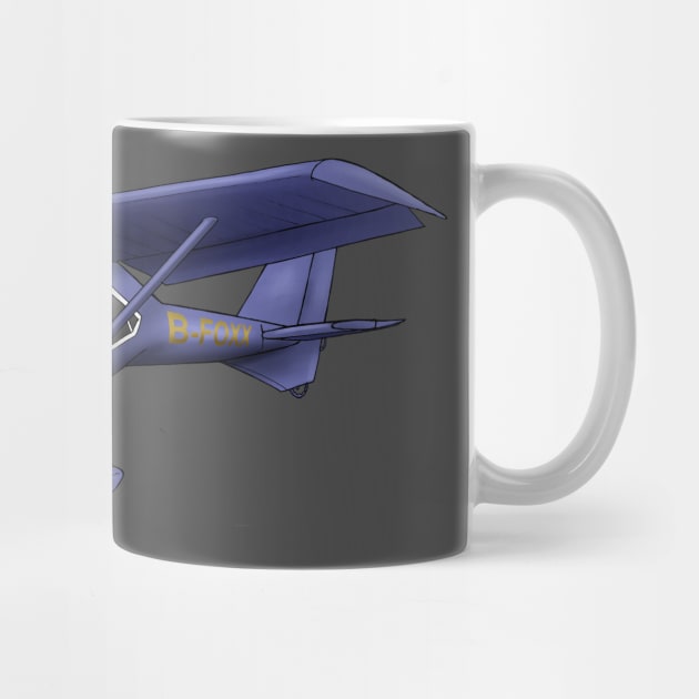 Fox Bat Light Sports Aircraft Pilot design by Funky Aviation